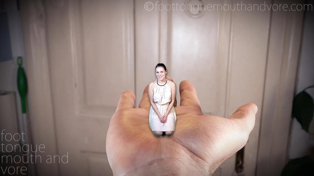 The Incredible Shrinking Girlfriend: A Birthday Surprise (Pov Shrunken Woman Sfx) - Foot Tongue Mouth and Vore - FullHD/MP4