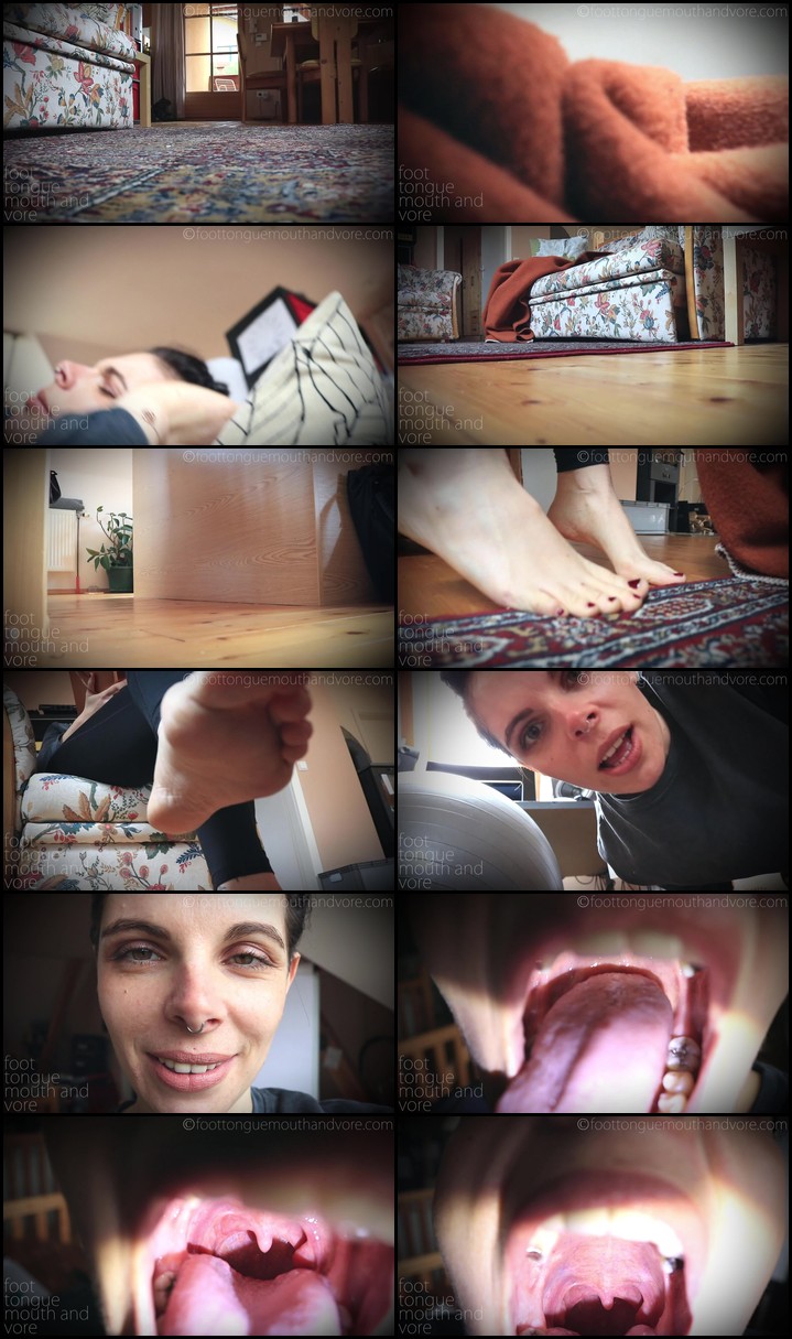 The Tiny Stalker (Pov Giantess With Vore) - Foot Tongue Mouth and Vore - FullHD/MP4 Screenlist