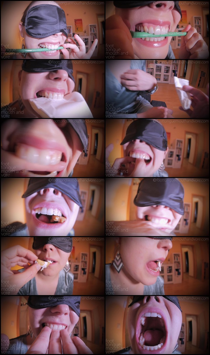 Blind Destruction: Pencil, Cup, Toffee, Figurine, Male Fingers, Arm And Hand - Foot Tongue Mouth and Vore - FullHD/MP4 Screenlist