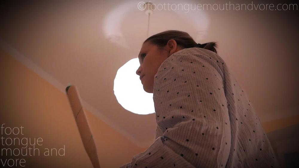 A Delicious Innocent Girl In Pyjamas (Monster Vore From 3Rd Person And Pred Perspective) - Foot Tongue Mouth and Vore - FullHD/MP4